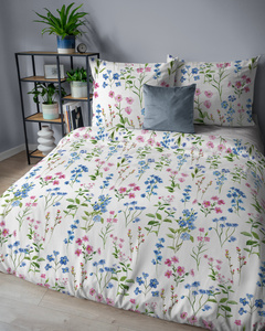 Bedding 220 x 200 3pc Flannel Cotton Laura 5634A