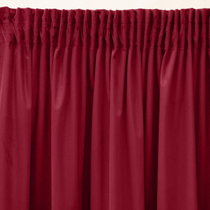 Curtain 140 x 270 Decorative Pierre Cardin Sibel Maroon