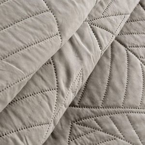 Quilted Decorative Bedspread 170 x 210 Boni6 Silver