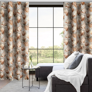 Zasłona 140 x 250 Dekoracyjna Przelotki Lari C.Beż