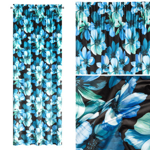 Zasłona 140 x 270 Gotowa Dekoracyjna Kleo Cza + Nie