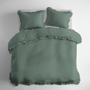 Bedding 220 x 200 3pc Pure Cotton with Ruffle 07