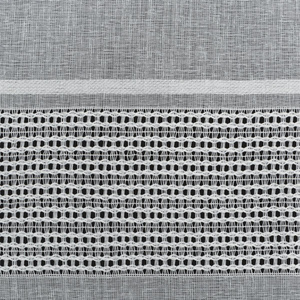 Decorative Curtain Ines 140 x 270 Tape White