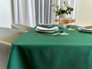 Tablecloth 110x160 Stain-resistant Surbo Bottle Green