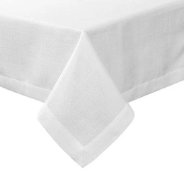 Stella2 Decorative Mercer Tablecloth 140 x 280 White