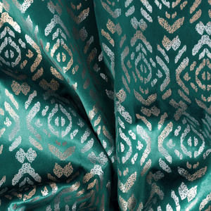 Ready-made Curtain 140 x 250 Laura Turquoise+Golden Splendor