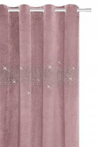 Curtain 140 x 250 Decorative Shiny Powder Velour