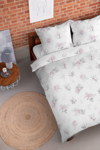 Bedding 220 x 200 3pc Flannel Cotton Laura 3998B