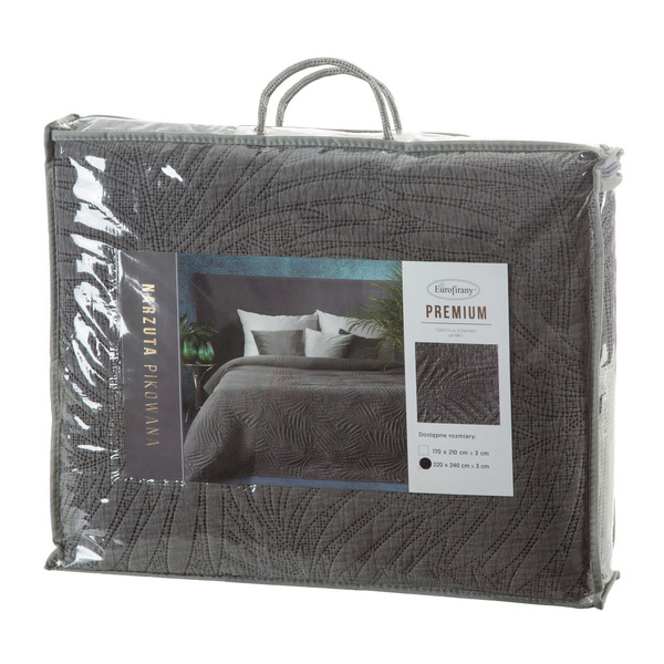 Narzuta 170 x 210 Dekoracyjna Pikowana STONE Biała