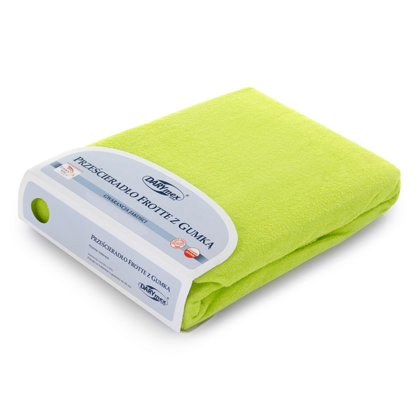 Prześcieradło Frotte z Gumką 052_D Limonka 180x200