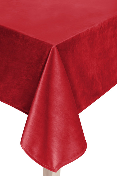 Bieżnik 40 x 180 Dekoracyjny Velvet Soft Czerwony
