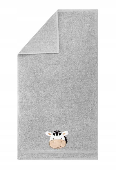 Ręcznik 70 x 140 Bawełna Dziecięcy 450g Zebra