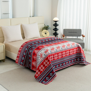 Narzuta 200 x 220 Tłoczona Świąteczna Levent 3230