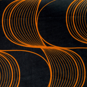 Velvet Pola Curtain 140 x 250 Drawstring Black+Rud