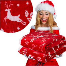 Koc 160 x 200 Mikrofibra Świąteczna Donato 05