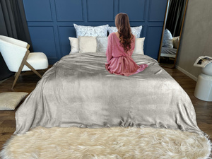 Blanket 200 x 220 Microfiber Solid Juana 02