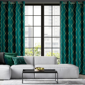 Pierre Cardin Margo C.Turquoise Curtain 140 x 250 Spillover