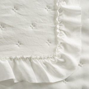 Quilted Decorative Bedspread 220 x 240 Libi3 Cream