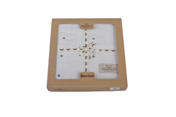 Koc 80 x 100 Dzięcięcy Bambusowy Accent 01