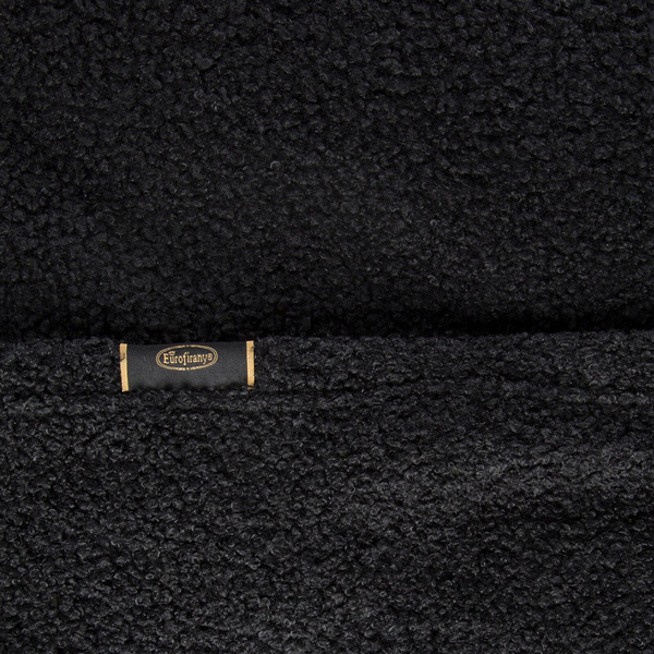 Koc 170 x 210 Mikrofibra Boucle Bukla Czarny
