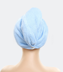 Turban 65 x 25 Ręcznik Mikrofibra Aki Błękit