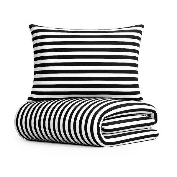 Pościel 140 x 200 2cz Mikrofibra w Pasy Eusebia Home 10