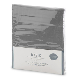 Prześcieradło 220 x 200 Makosatyna Gumka Basic Sta