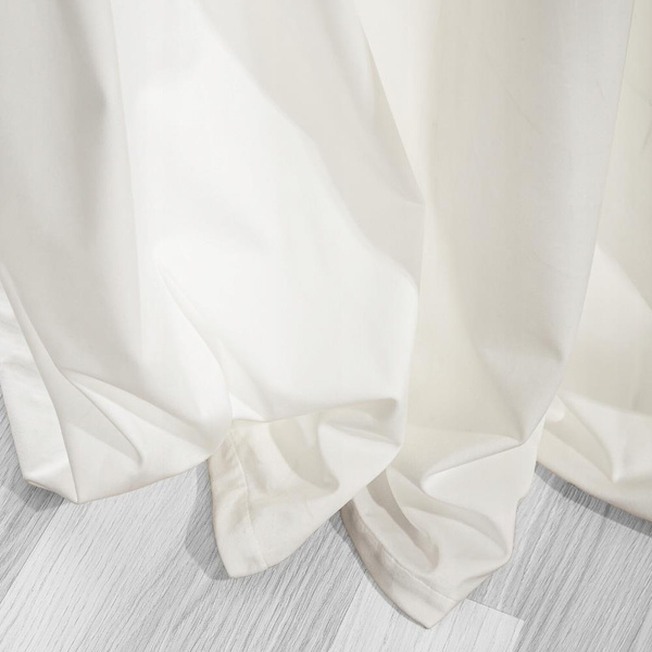 Zasłona 140 x 270 Dekoracyjna Velvet Soft Biały