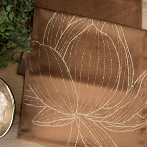 Bieżnik 35 x 180 Dekoracyjny Velvet Blink12 Brąz