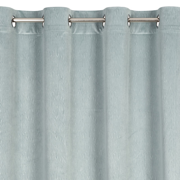 Zasłona Velvet Lili 140 x 250 Przelotka Niebieski