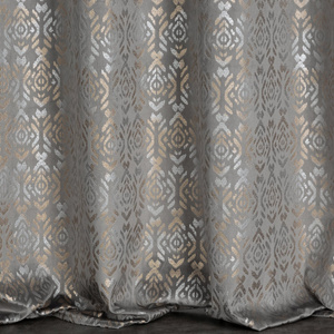 Ready-made Curtain 140 x 250 Laura Steel+Golden Splendor
