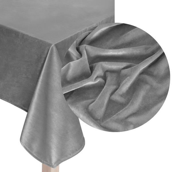 Bieżnik 60 x 120 Dekoracyjny Velvet Soft Popiel