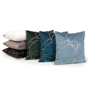 45 x 45 Decorative Velvet Blink 35 Pillowcase Unbleached