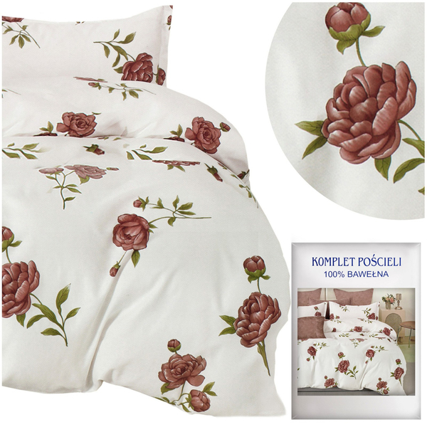 Bedding 200 x 220 3pcs Cotton Satin No. A1759