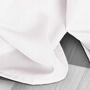 Curtain 140 x 250 Decorative Viva White Drawstring