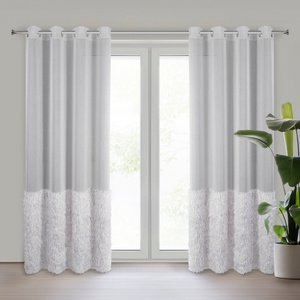 Firana 140 x 250 Dekoracyjna Gotowa Margaret2 Sreb