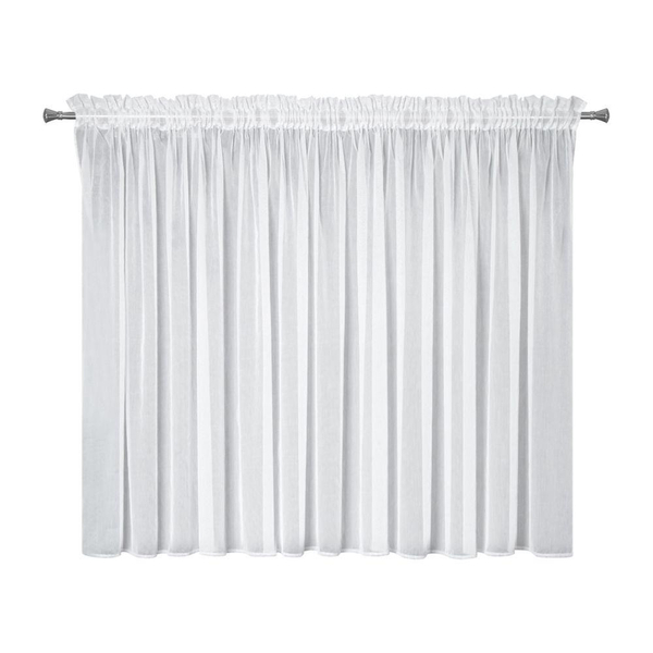 Firana Dekoracyjna Gotowa Aden Bia 145 x 400 Taśm