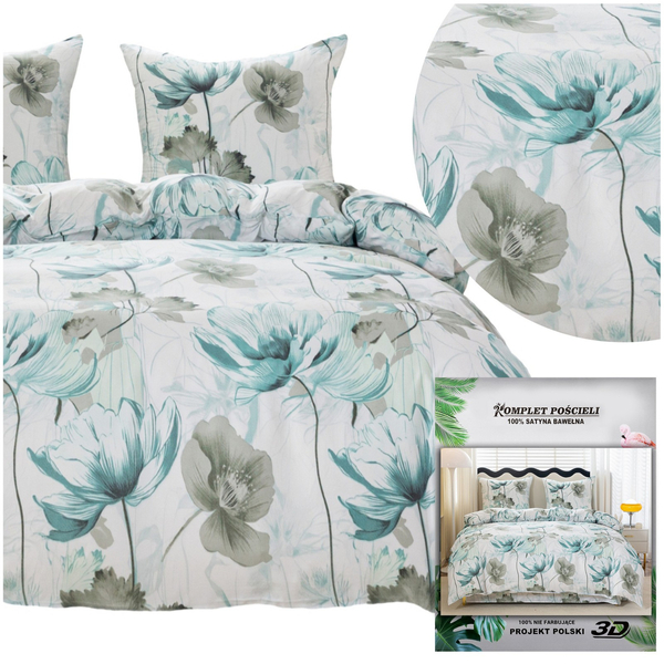 Bedding 200 x 220 3pcs Satin Maria 3054