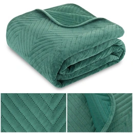 Quilt 200 x 220 Herringbone Velvet Caden 05