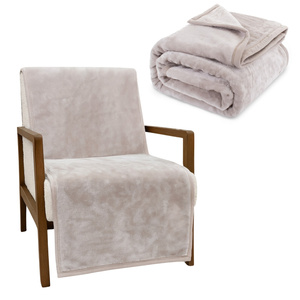 Koc 70 x 160 Akrylowy Jednolity Ciepły Yasemin 07