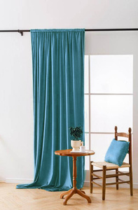 Curtain 140 x 270 Velvet Tunnel Tape Giorgia 06