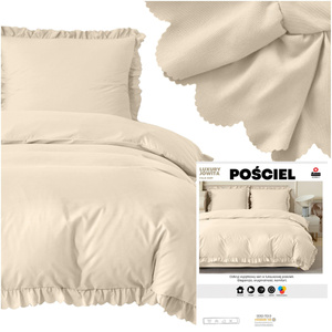 Pościel 140 x 200 2cz z Falbaną Luxury Jowita 04