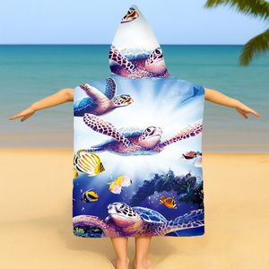 Ręcznik Kąpielowy 60 x 120 Kapturek Ponczo 50