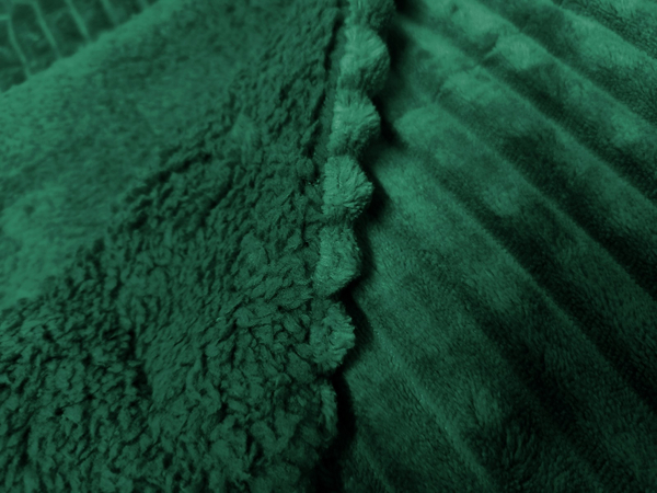 Bedspread 200 x 220 Double-sided Capri Dark Green