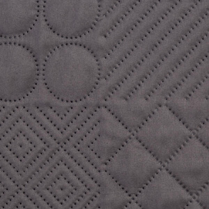 Bedspread 220 x 240 Quilted Decorative Boni5 Graphite