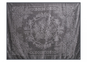 Stamped Acrylic Blanket A-054 Light Grey 160x210