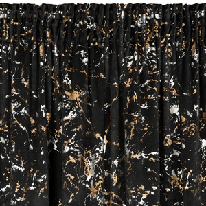 Curtain 140 x 270 Velvet Tape Dori Black
