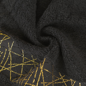 70 x 140 Terry Bath Towel Nika 08 Black