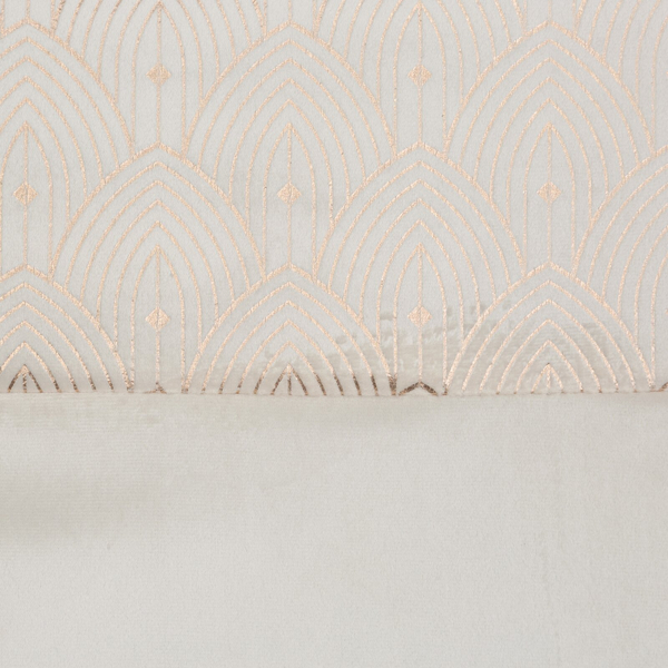 Zasłona 140 x 250 Dekoracyjna Przelotki Agnes Krem