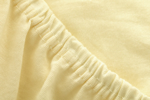 Jersey sheet with elastic 004_D Bright Yellow 60x120